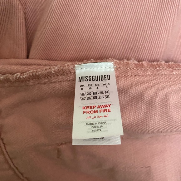 Oversized pink misguided jean jacket - Picture 4 of 5